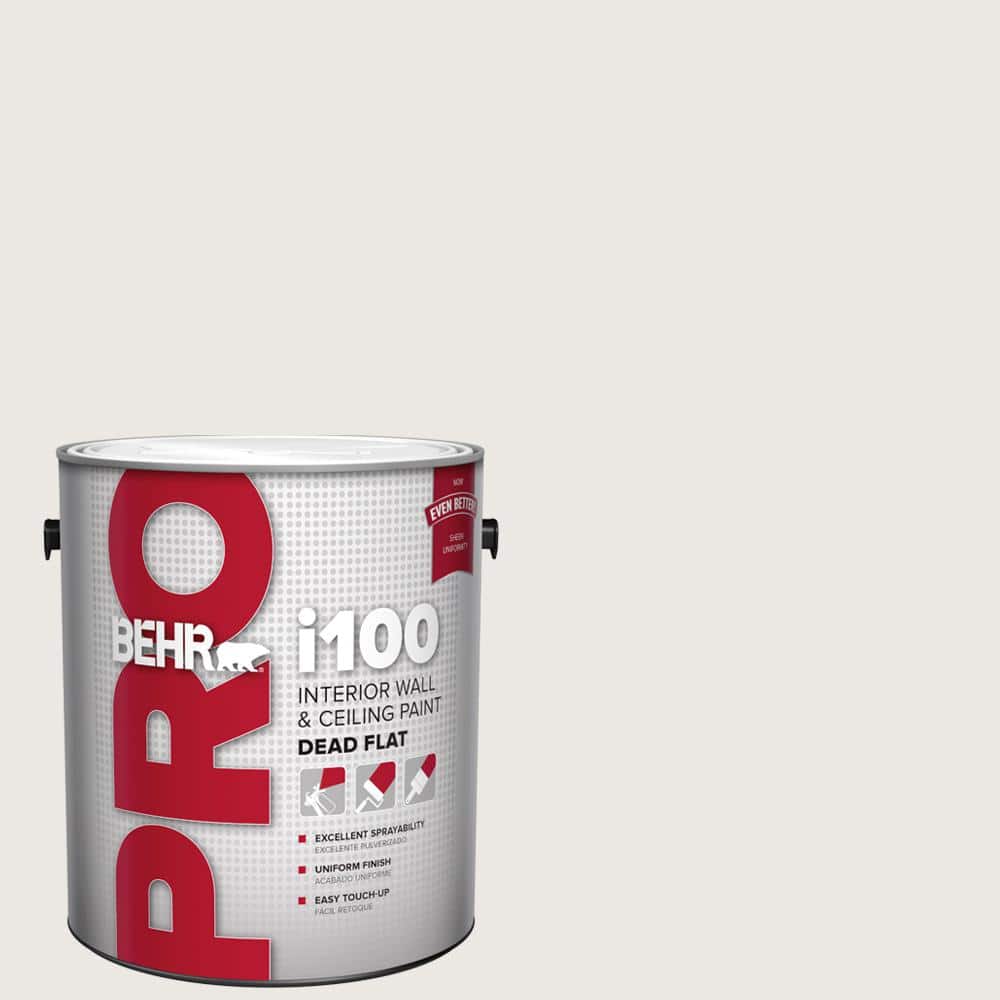 BEHR PRO 1 gal. #MQ3-32 Cameo White Dead Flat Interior Paint (1)