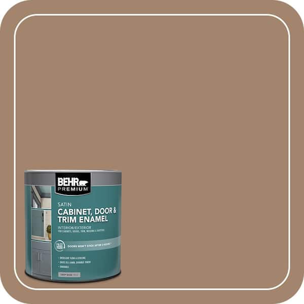 BEHR PREMIUM 1 qt. #AE-17 Rustic Hills Satin Enamel Interior/Exterior Cabinet, Door & Trim Paint (2)