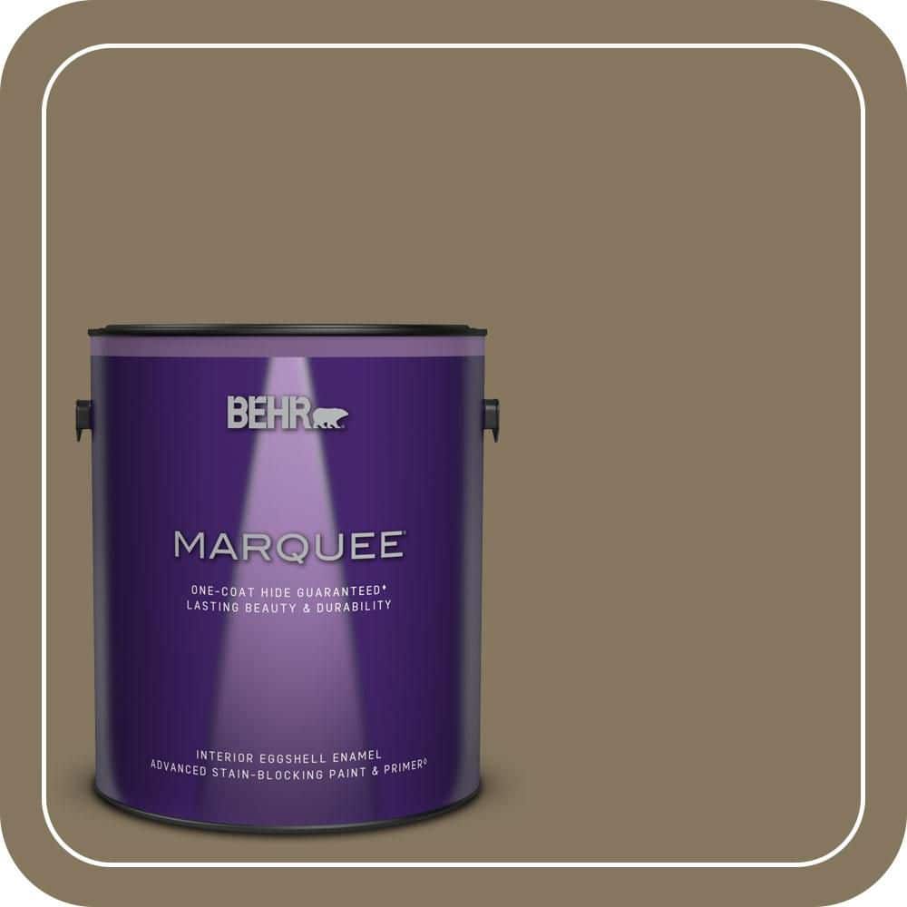BEHR MARQUEE 1 gal. #N310-6 Palm Desert Eggshell Enamel Interior Paint & Primer