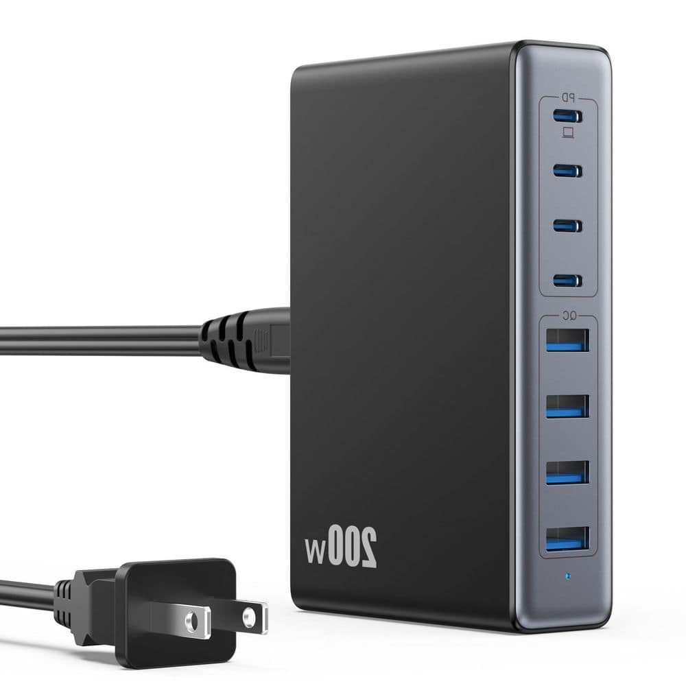 Adrinfly 9-in-1 USB-C Hub Multiport Adapter with 4K HDMI, 100W PD, SD/TF Card Reader
