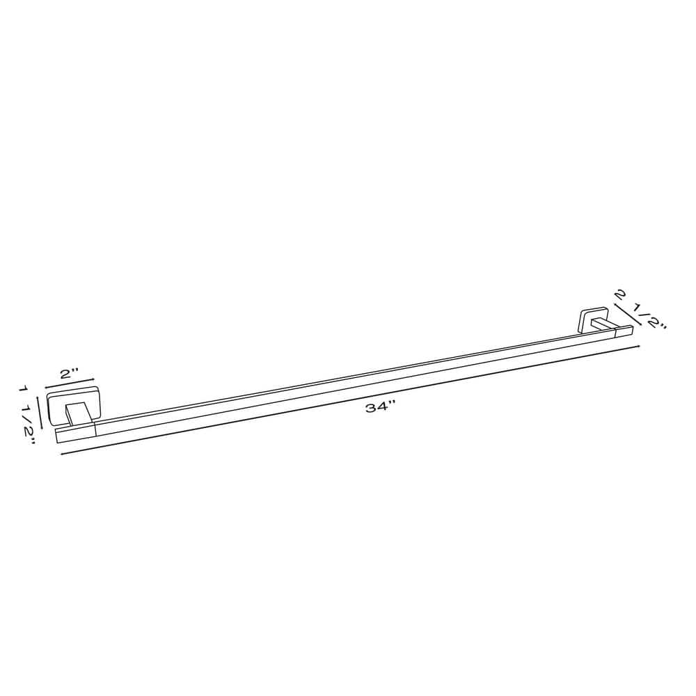 Dyconn Chicago Bathroom Towel Bar (4)