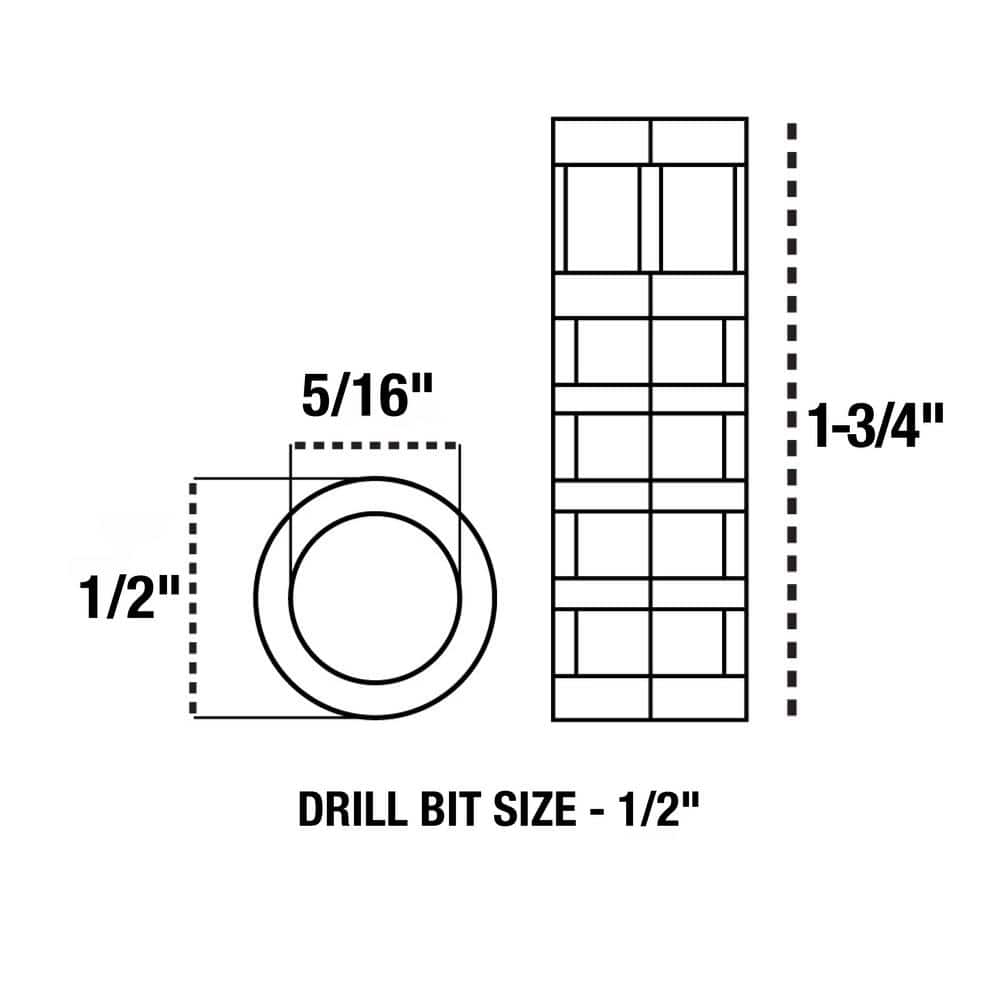 Everbilt 5/16 in. x 1-3/4 in. Zinc-Alloy Long Lag Shields (20-Pack) (2)