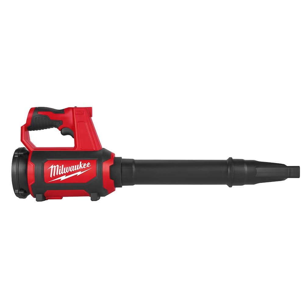 Milwaukee M12 12V Lithium-Ion Cordless Compact Spot Blower with XC Battery Pack 4.0 Ah and Charger Starter Kit (4)