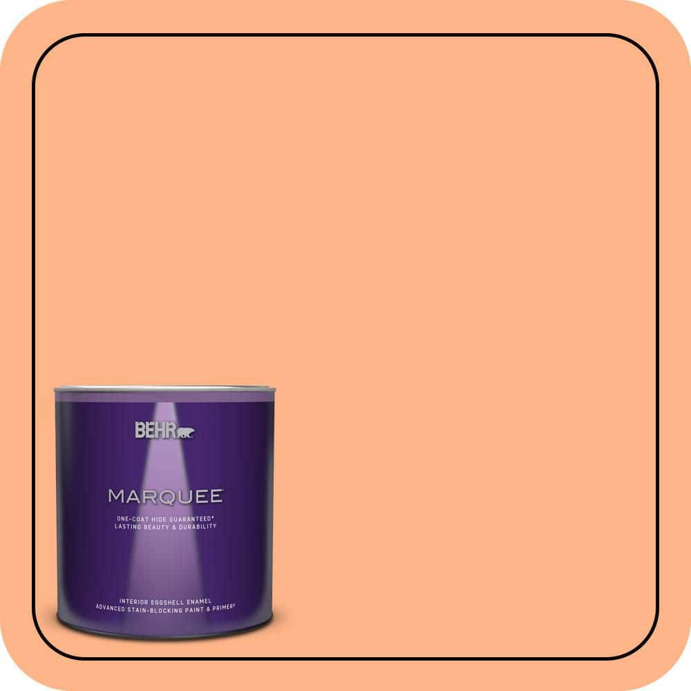 BEHR MARQUEE 1 qt. #P210-4 Lollipop Eggshell Enamel Interior Paint & Primer
