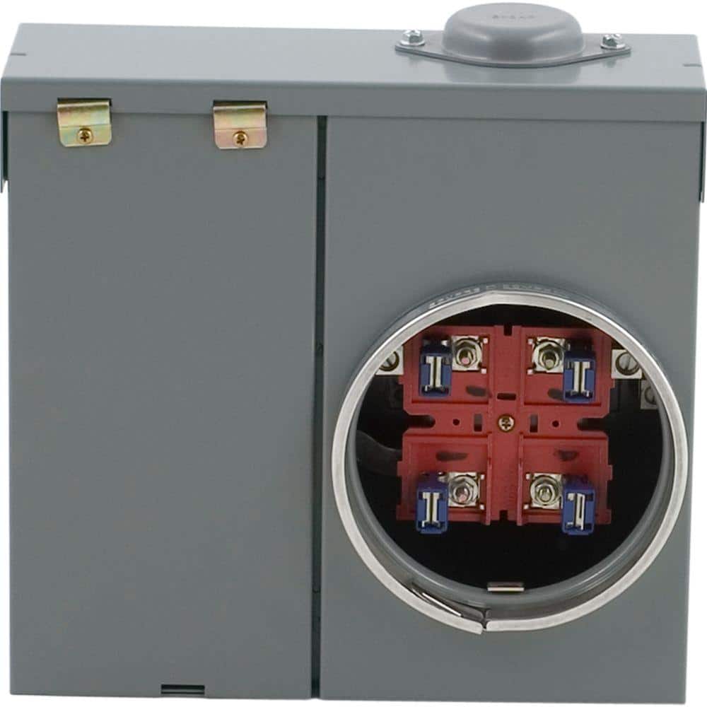 Square D Amp Ring-Type Overhead or Underground Main Breaker Meter Socket
