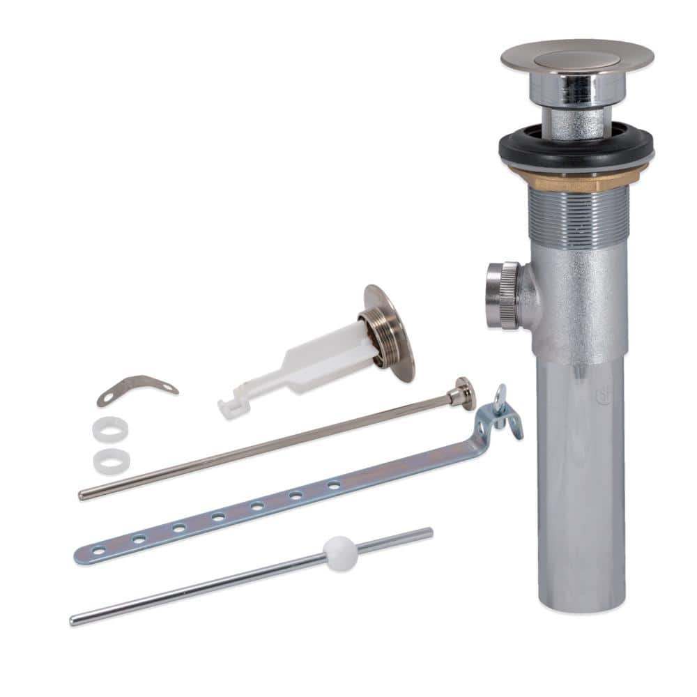EZ-FLO 20-Gauge Pop-Up Assembly, Brushed Nickel (1)