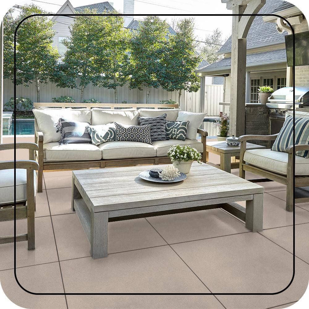 BEHR PREMIUM 1 gal. #MS-13 Aspen Textured Low-Lustre Enamel Interior/Exterior Porch and Patio Anti-Slip Floor Paint (4)