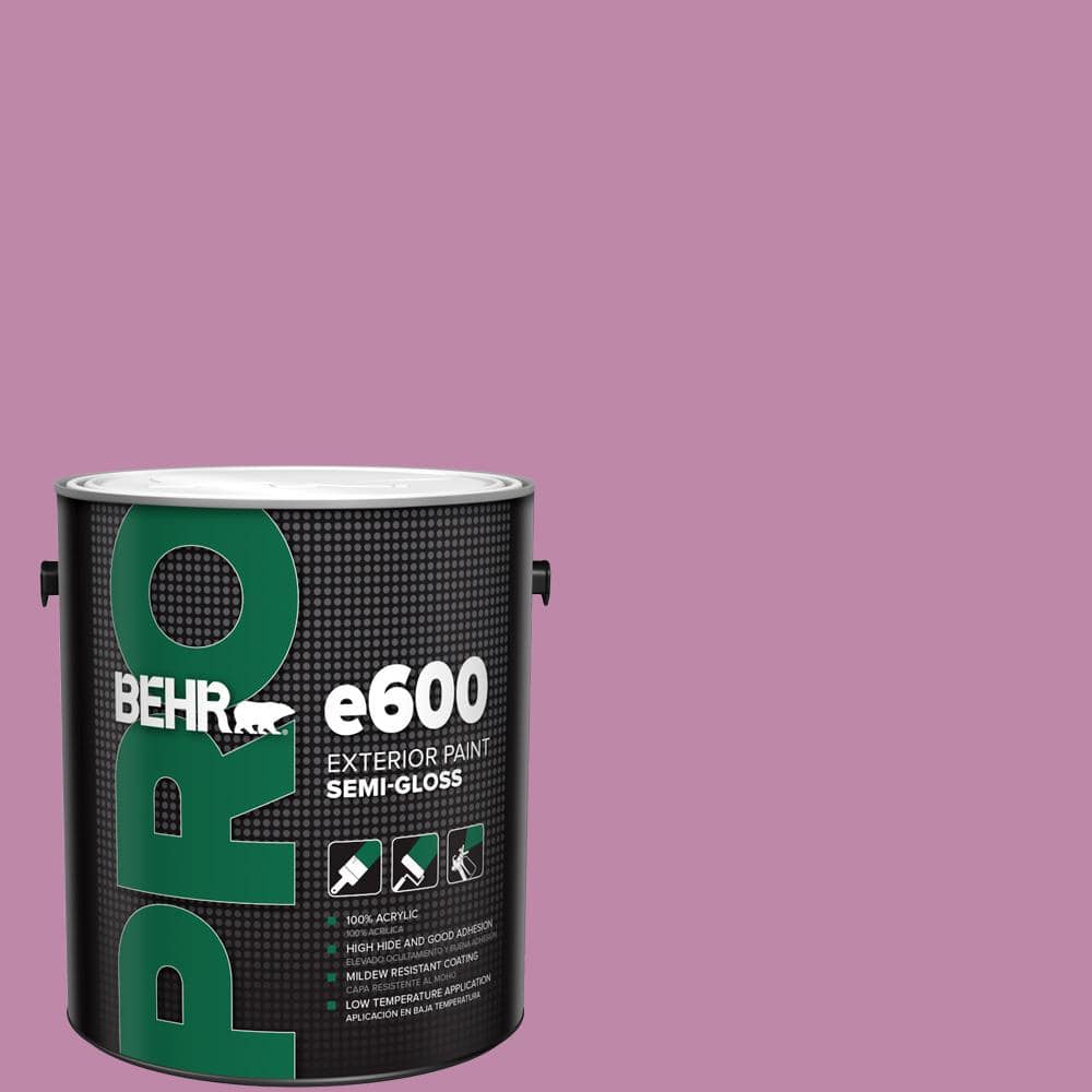 BEHR PRO 1 gal. #M120-5 Rosy Semi-Gloss Exterior Paint