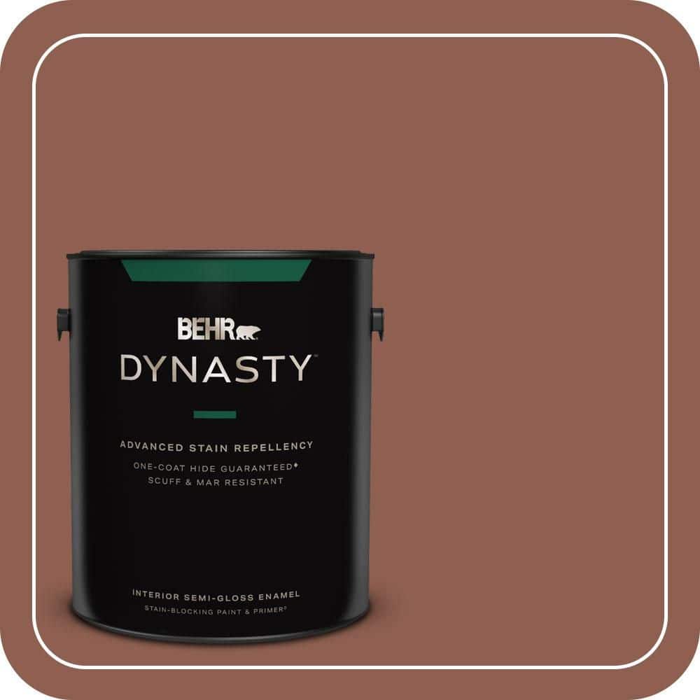 BEHR DYNASTY 1 gal. #MQ1-61 Upper Eastside One-Coat Hide Semi-Gloss Enamel Interior Stain-Blocking Paint & Primer