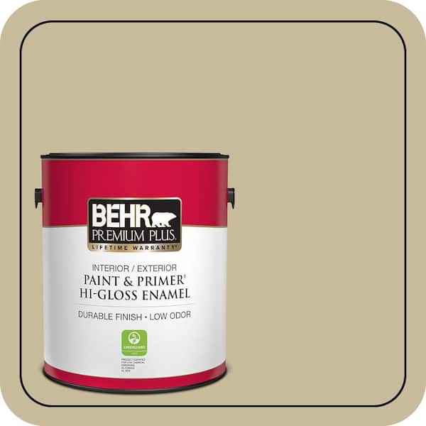 BEHR PREMIUM PLUS #760D-4 Lion Enamel Low Odor & Primer (2)