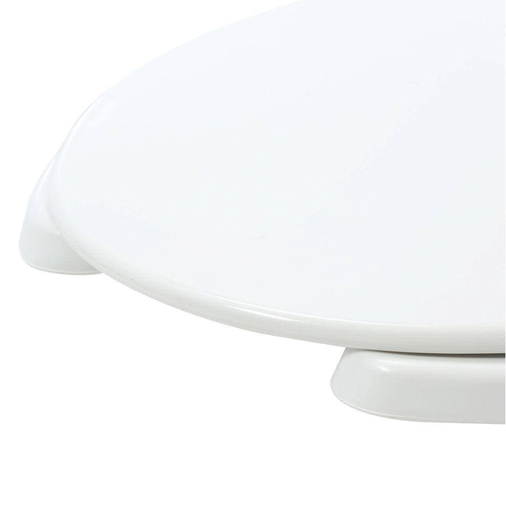 BEMIS Elongated Plastic Toilet Seat in White (3)