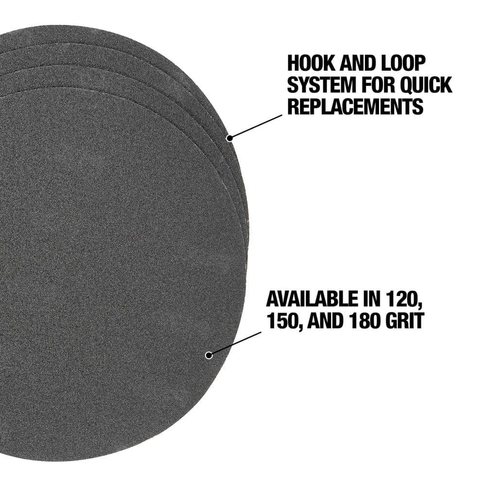 DEWALT 9 in. 180-Grit Sanding Disk (10-Pack) (3)