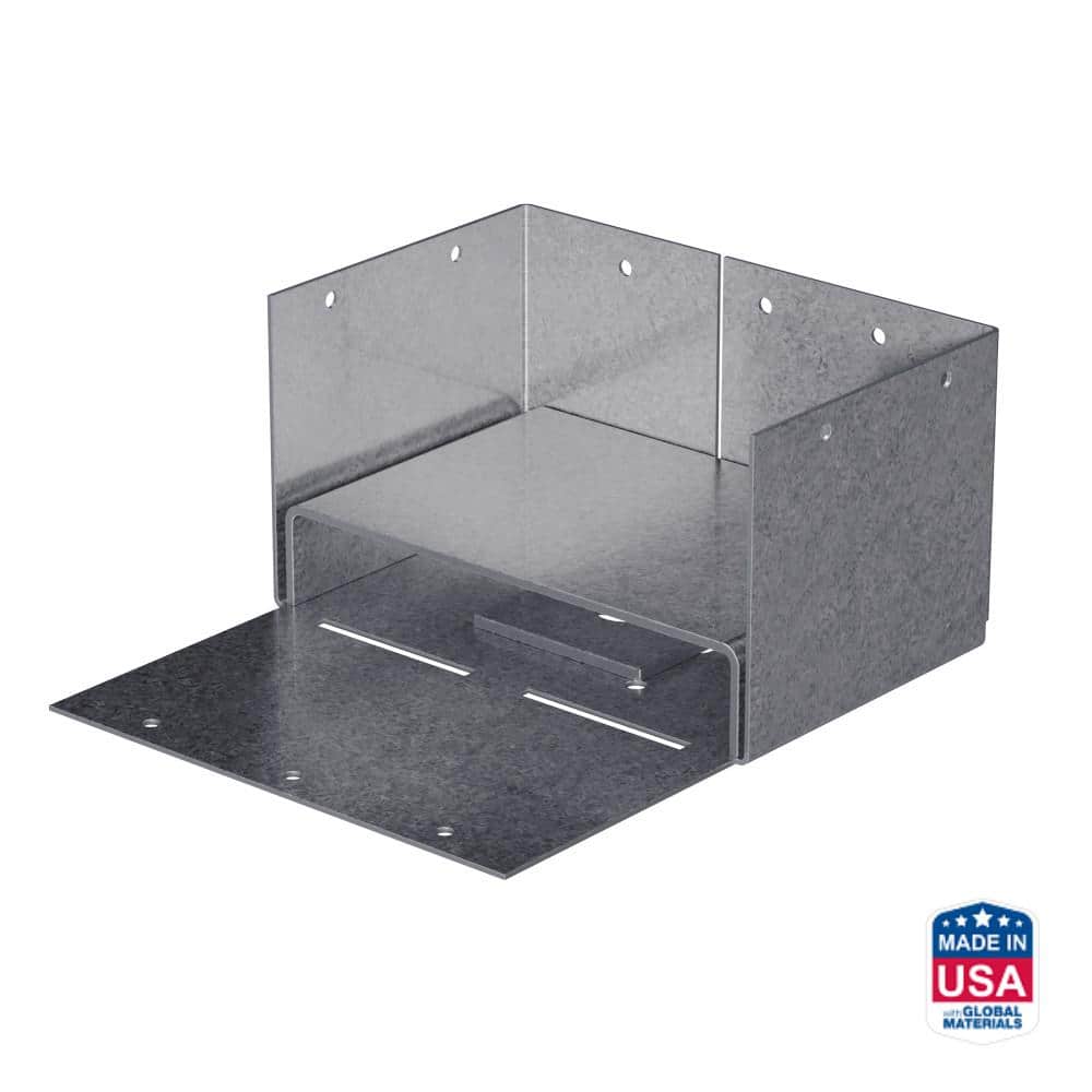 Simpson Strong-Tie ABW ZMAX Galvanized Adjustable Standoff Post Base for 4x6 Nominal Lumber