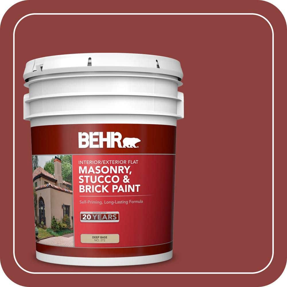 BEHR 5 gal. #PPU2-03 Allure Flat Interior/Exterior Masonry, Stucco and Brick Paint