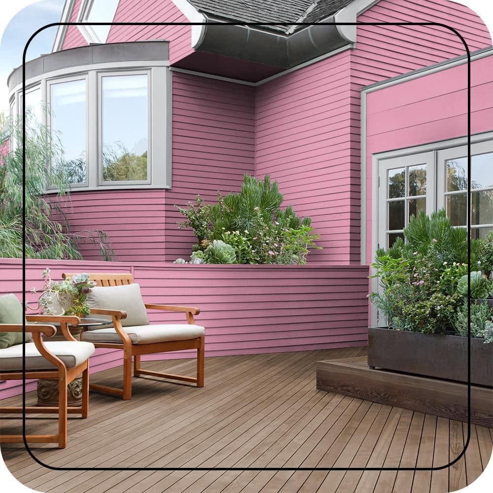 BEHR #P130-4 It's a Girl Color House and Fence Exterior Wood Stain (3)