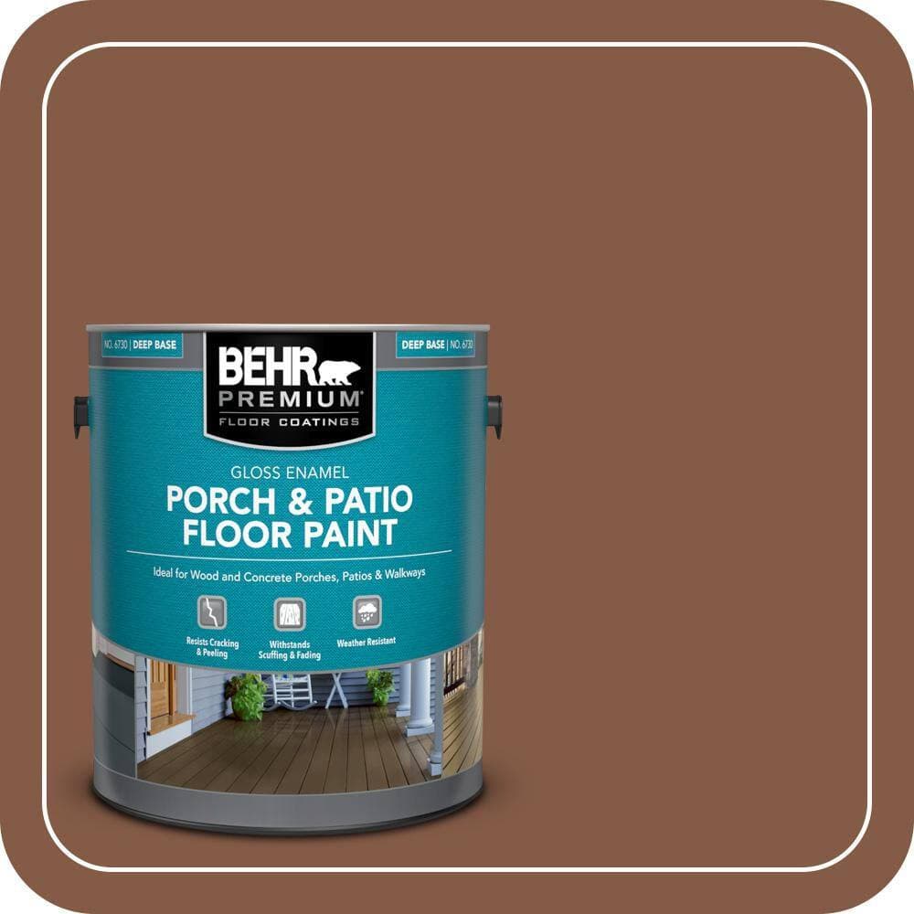 BEHR PREMIUM 1 gal. #PFC-20 Coronado Gloss Enamel Interior/Exterior Porch and Patio Floor Paint
