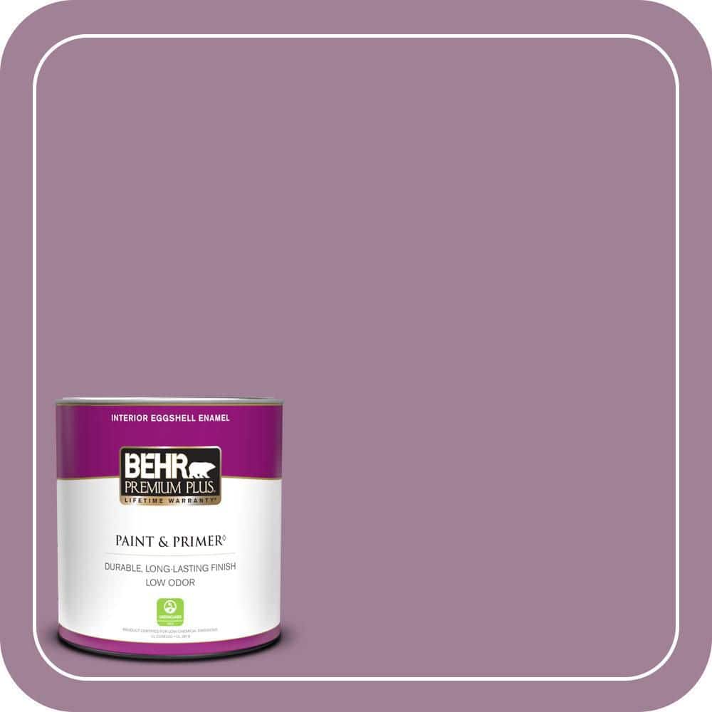 BEHR PREMIUM PLUS #PMD-82 Violet Bouquet Enamel Interior/Exterior Paint & Primer Color Sample