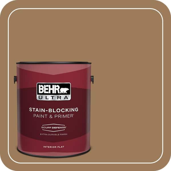 BEHR ULTRA 1 gal. #N270-6 Westminster Extra Durable Flat Interior Paint & Primer (2)