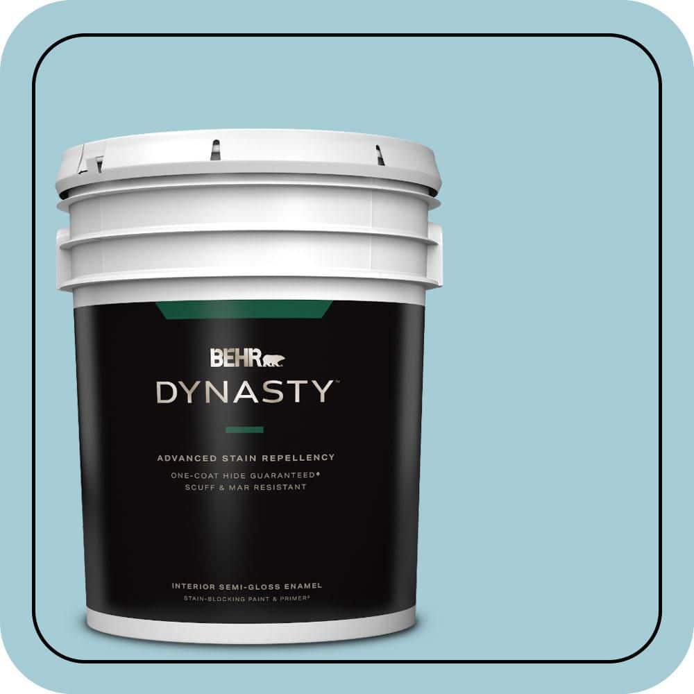 BEHR DYNASTY 5 gal. #S460-2 Drip Semi-Gloss Enamel Interior Stain-Blocking Paint & Primer