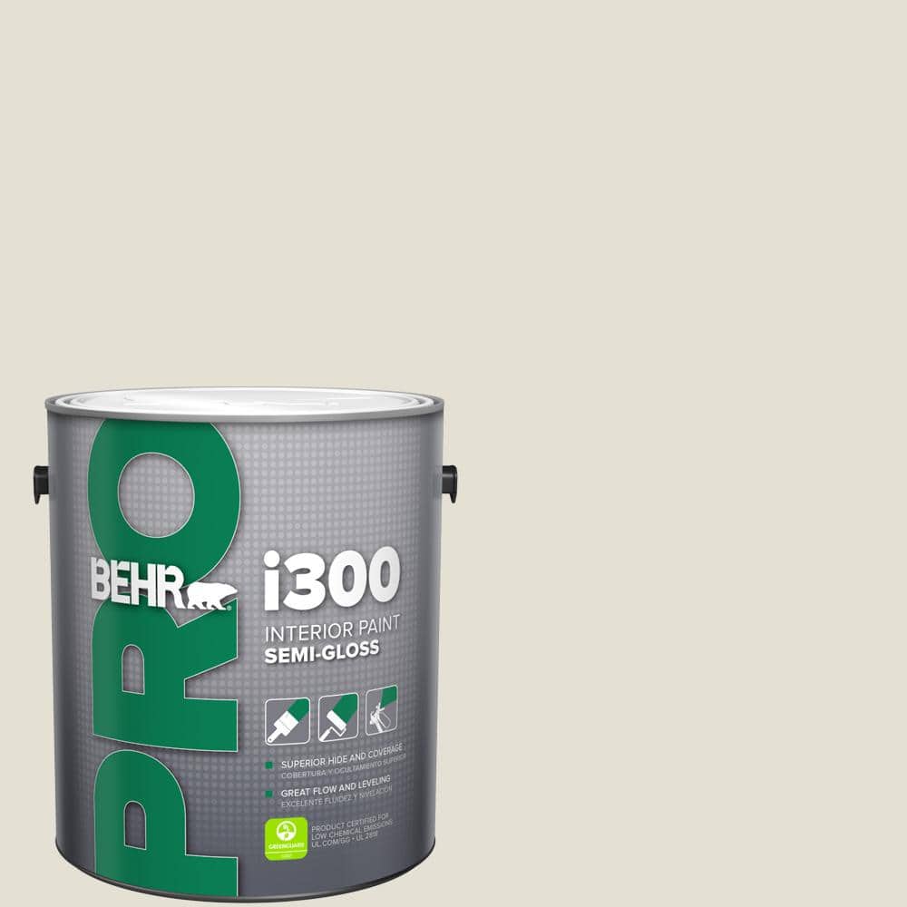 BEHR PRO 1 gal. #BWC-17 Shark Tooth Semi-Gloss Interior Paint