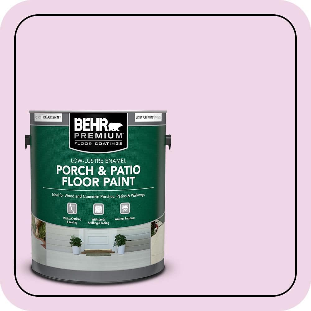 BEHR PREMIUM #P110-1 Textured Low-Lustre Enamel Interior/Exterior Porch and Patio Anti-Slip Floor Paint (1)
