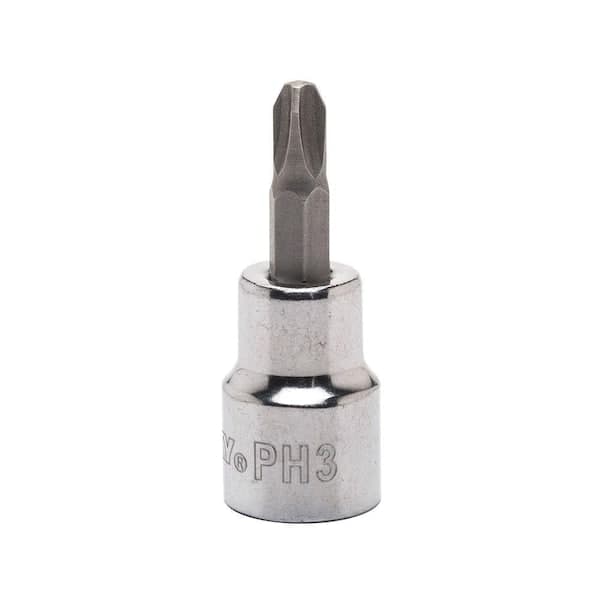 Husky #3 3/8 in. Philips Drive Bit Socket