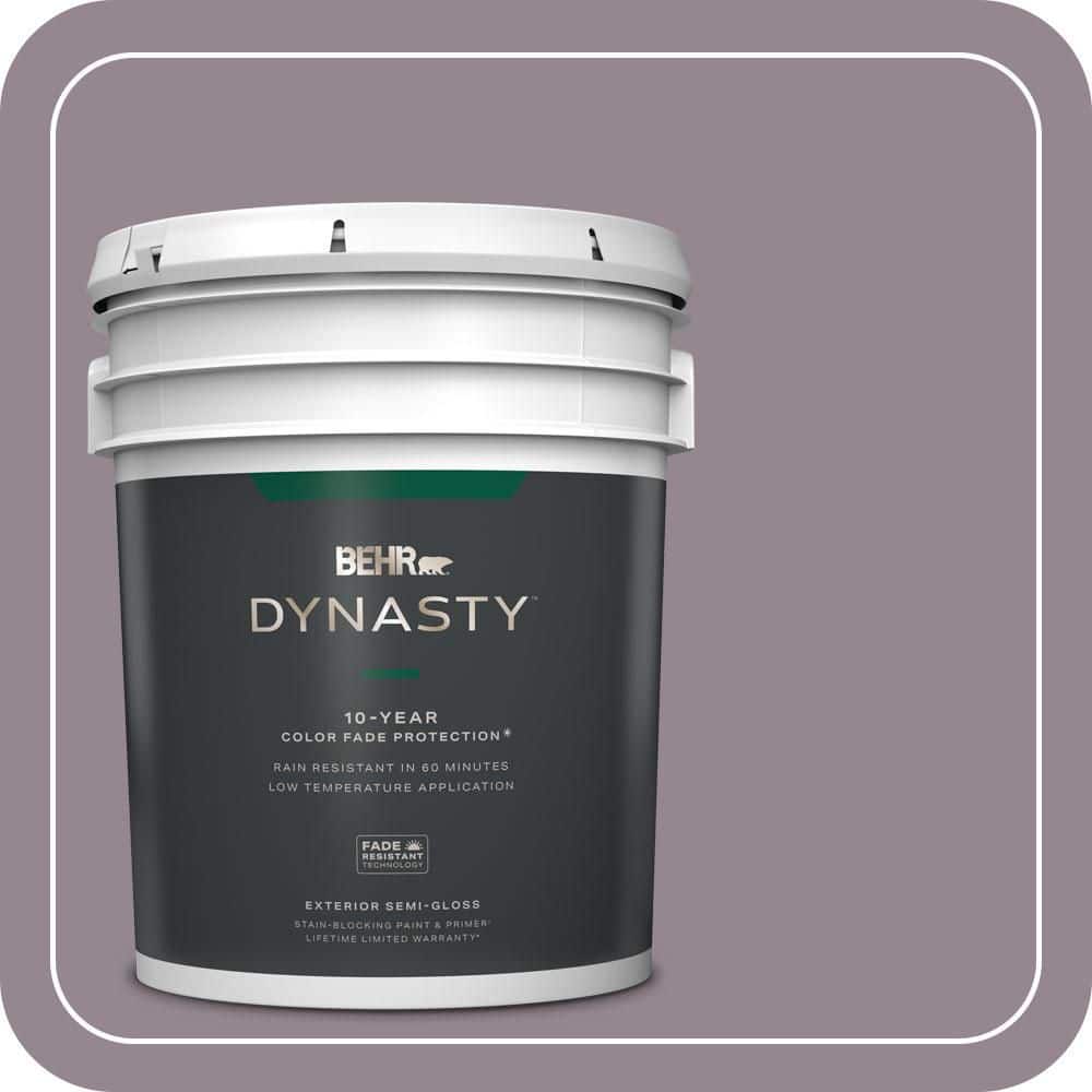 BEHR DYNASTY 5 gal. #MQ1-32 Cinema Screen Semi-Gloss Enamel Exterior Stain-Blocking Paint & Primer
