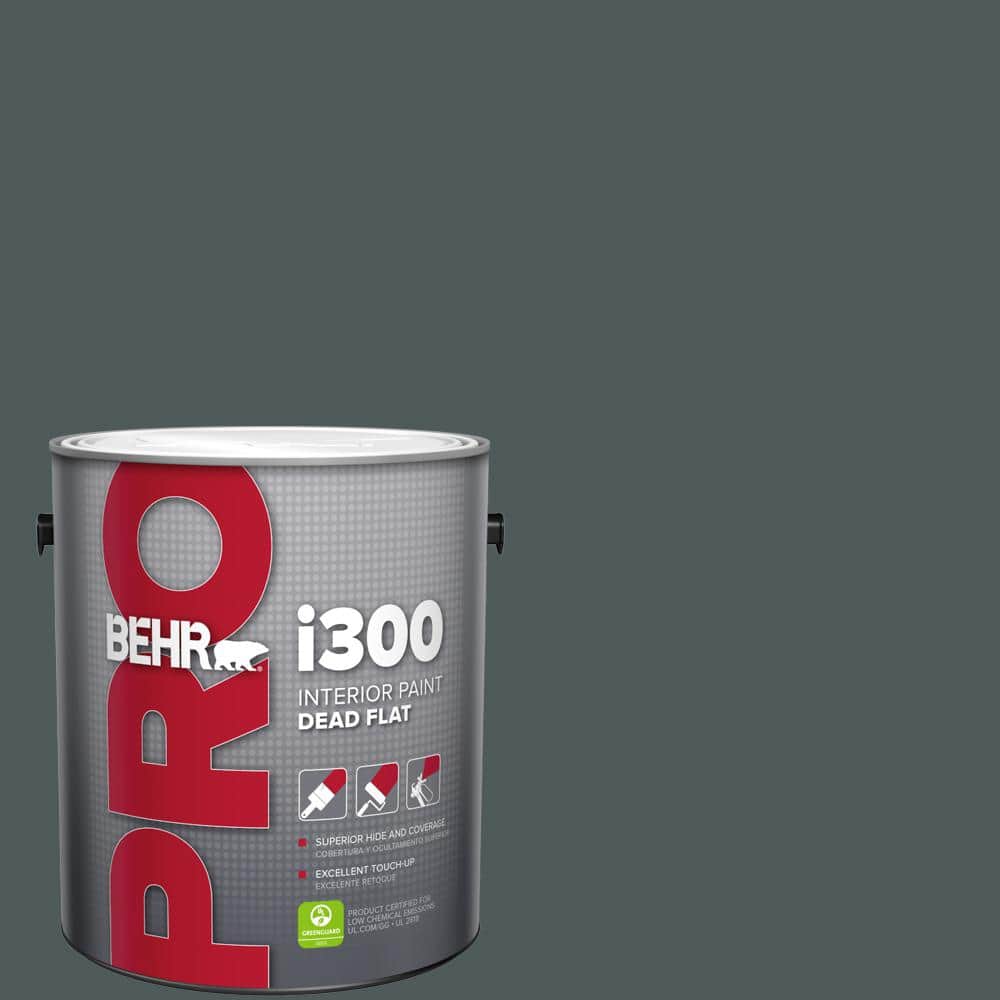 BEHR PRO 1 gal. #N440-7 Midnight in NY Dead Flat Interior Paint