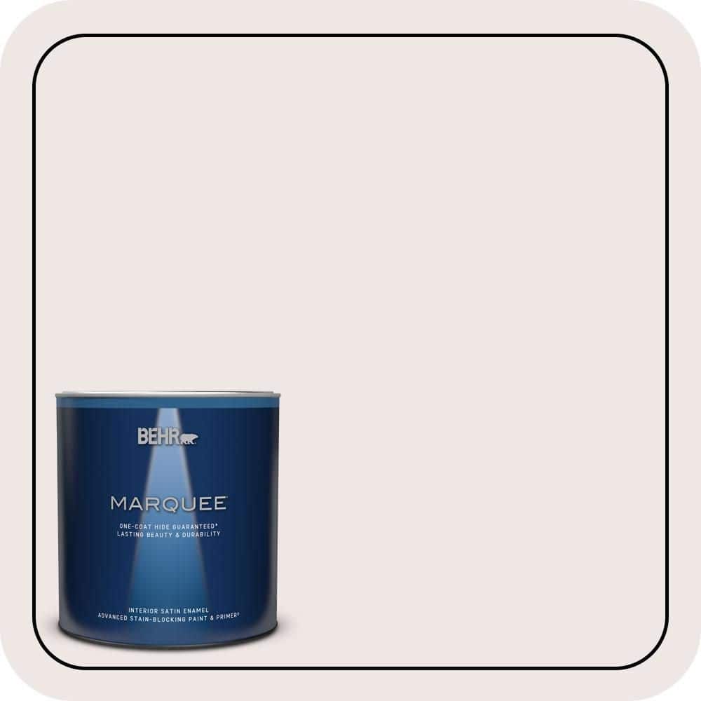 BEHR MARQUEE 1 qt. #690E-1 Shell Brook Satin Enamel Interior Paint & Primer