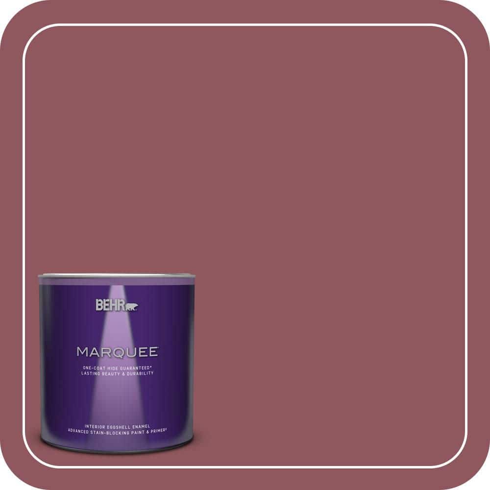 BEHR MARQUEE 1 qt. #PMD-33 Fragrant Cherry Eggshell Enamel Interior Paint & Primer (1)