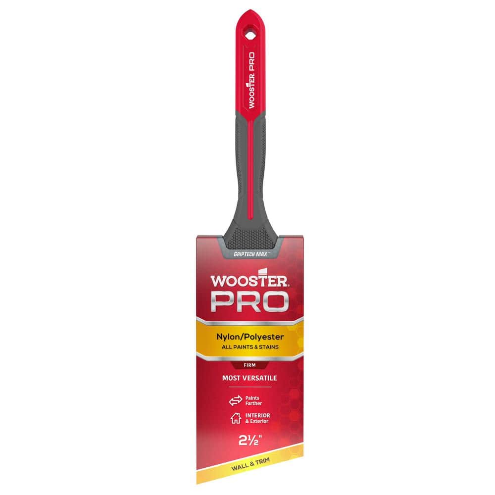 Wooster 2-1/2 in. GripTech Max Nylon/Polyester Angle Sash Brush (1)