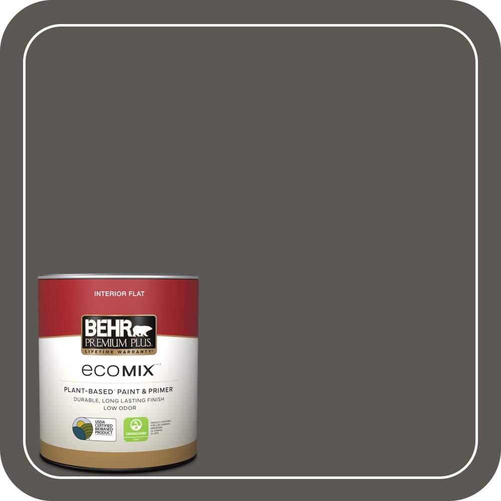 BEHR PREMIUM PLUS #MQ2-62 Peppery Flat EcoMix Plant-Based & Primer (1)