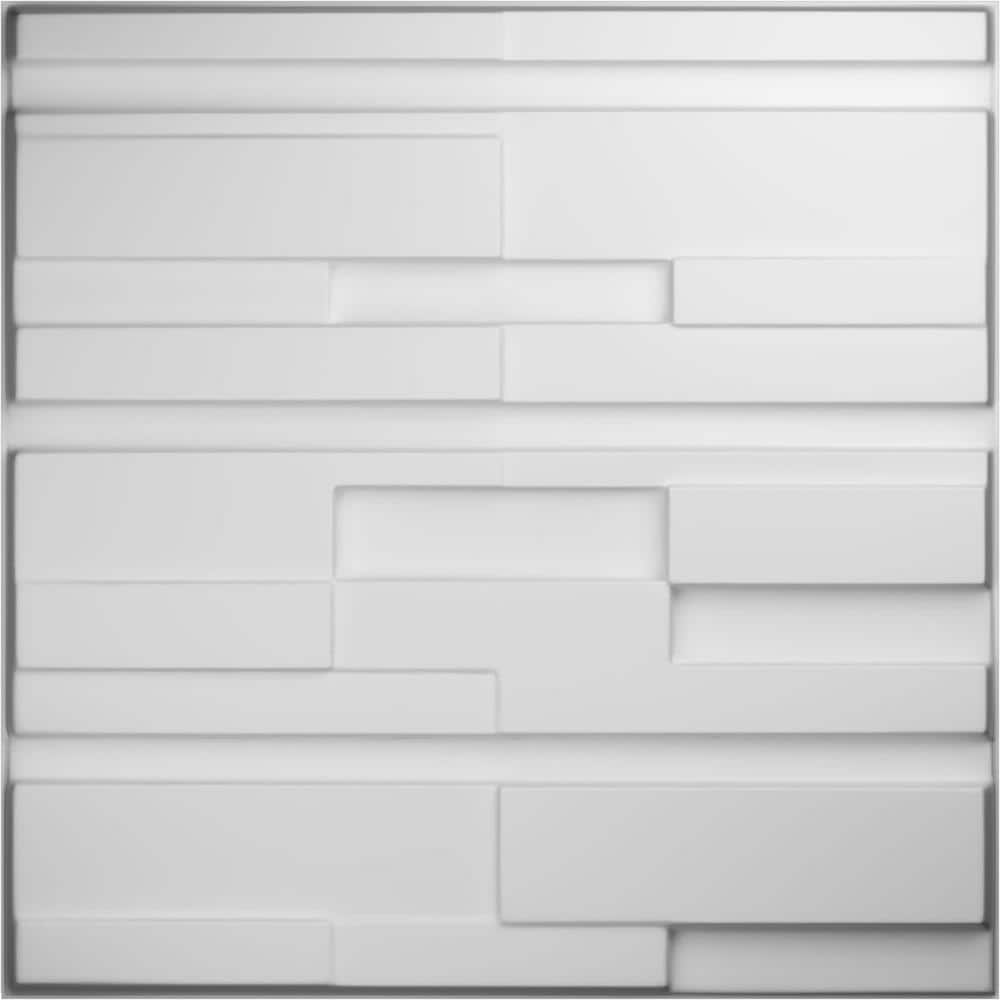 Ekena Millwork 19 5/8 in. x 19 5/8 in. Offset Brick EnduraWall Decorative 3D Wall Panel (1)