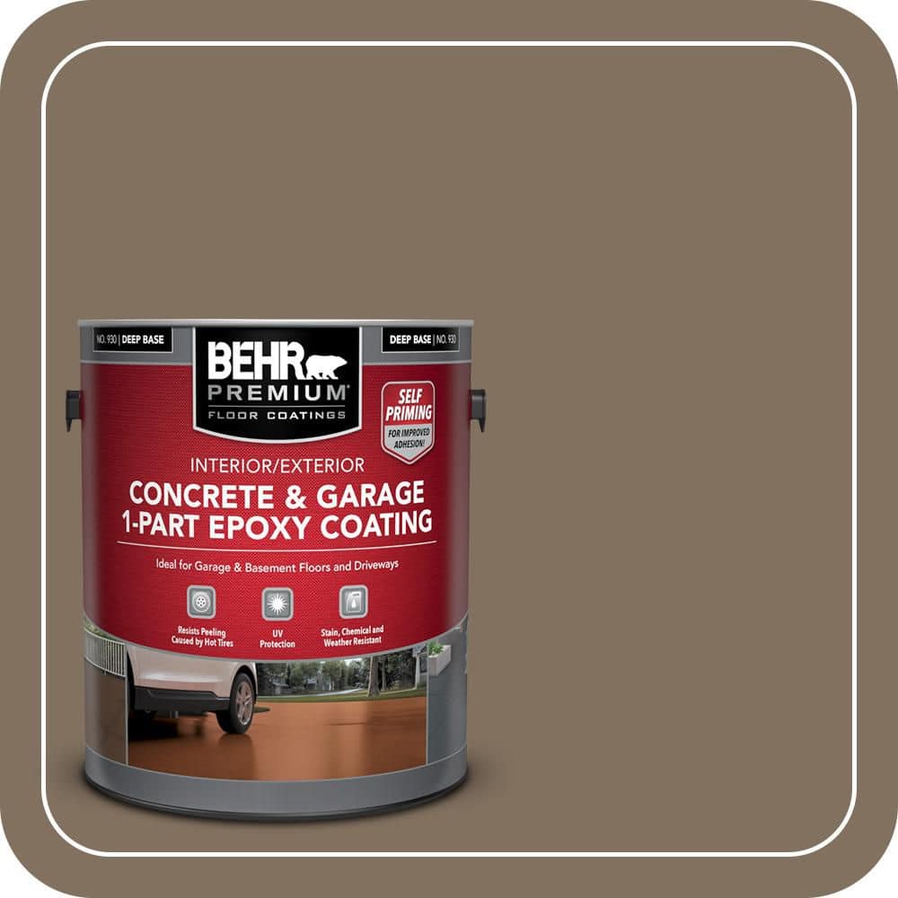 BEHR PREMIUM #PPU5-04 Self-Priming 1-Part Epoxy Satin Interior/Exterior Concrete and Garage Floor Paint (1)