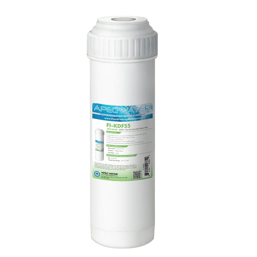 APEC Water Systems 10 in. Chlorine Heavy Metal and Bacteria Removal GAC Water Filter Cartridge (1)