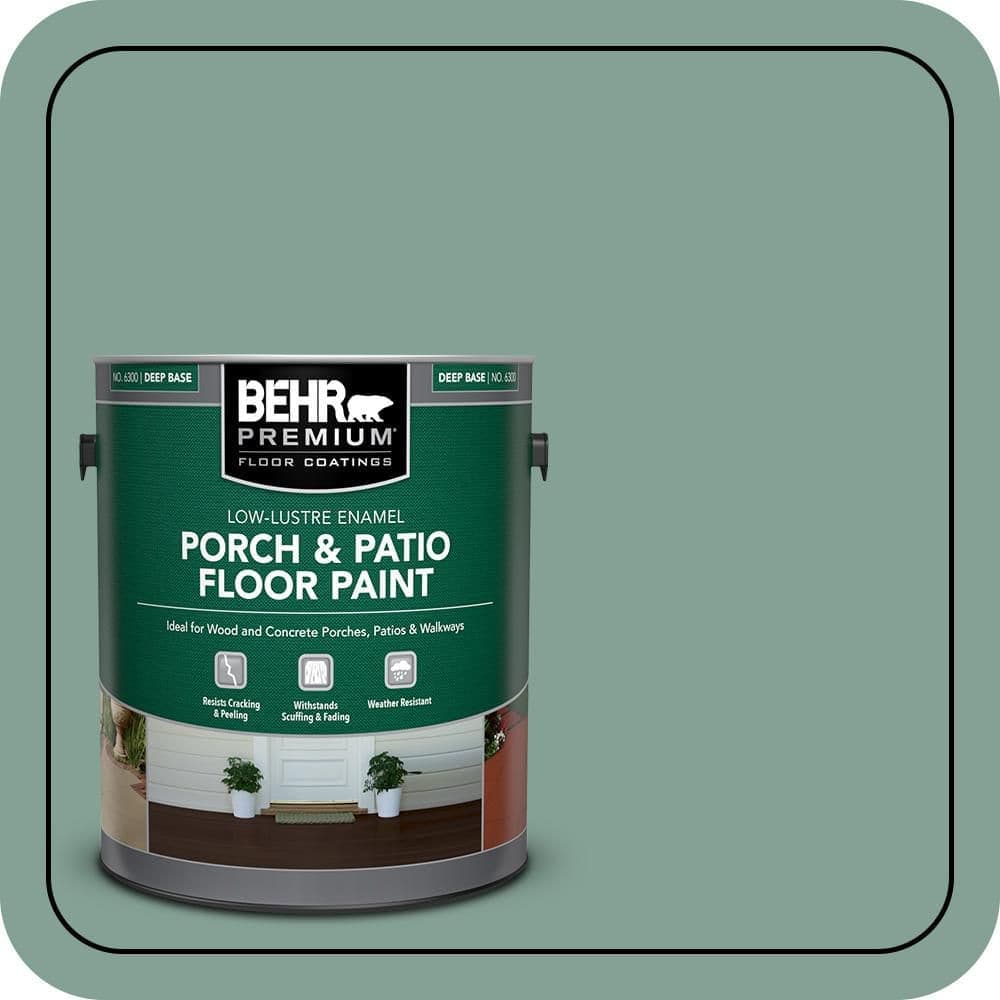 BEHR PREMIUM #S420-4 Low-Lustre Enamel Interior/Exterior Porch and Patio Floor Paint (1)