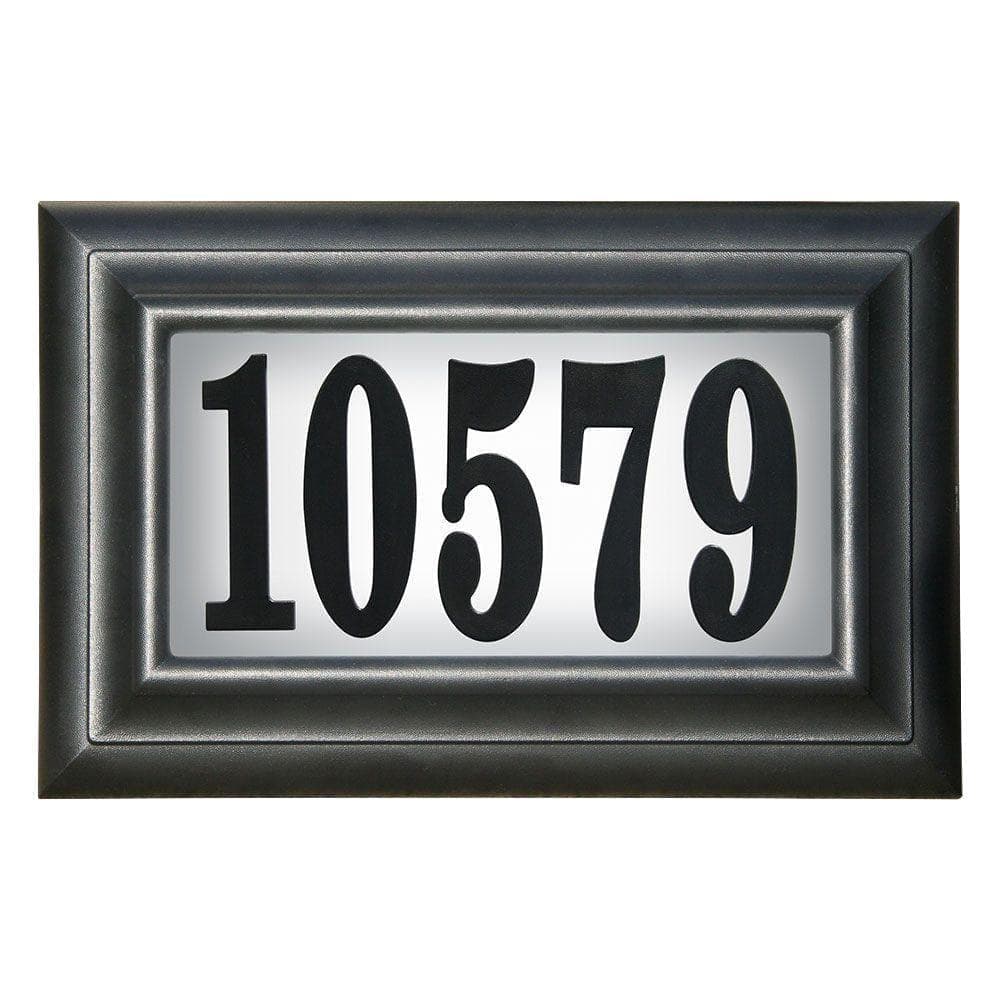 QualArc Edgewood Classic Lighted Address Plaque (1)