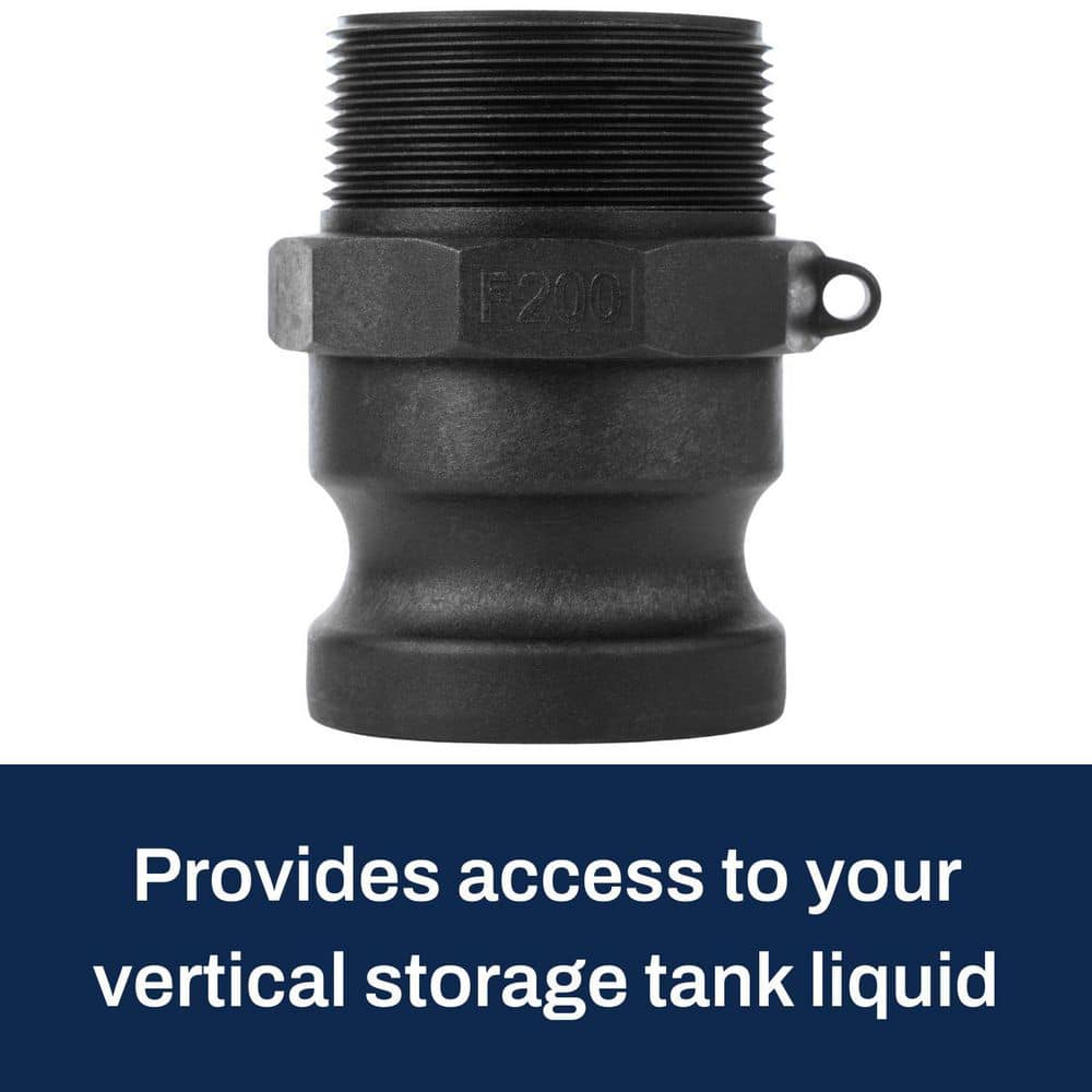 VPC 2 in. Male Camlock x 2 in. MTP Quick Disconnect Coupling (2)