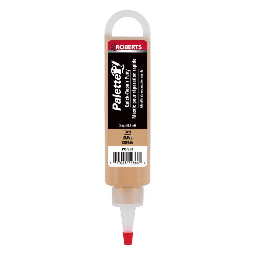 ROBERTS Palette Quick-Repair Putty 3 oz. Tan for Wood, Laminate, and Vinyl Flooring (2)