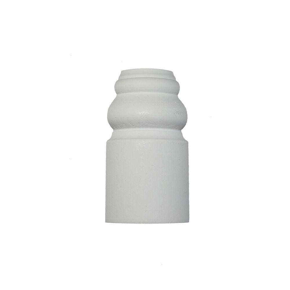 Unbranded Santa Fe 9/16 in. x 1-3/4 in. x 3-7/16 in. MDF Primed Radius Base Outside Corner Moulding (2)
