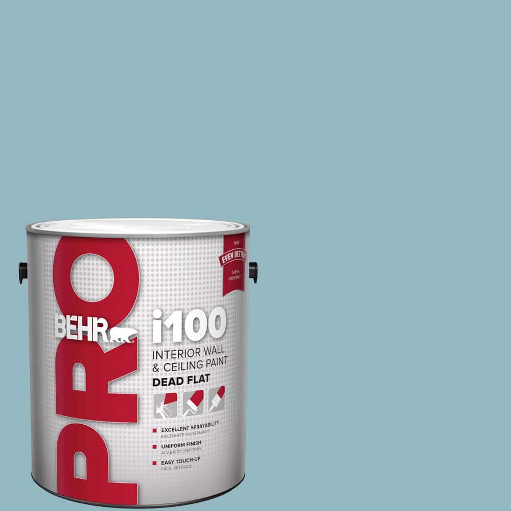 BEHR PRO 1 gal. #PPU13-09 Tahoe Blue Dead Flat Interior Paint (1)