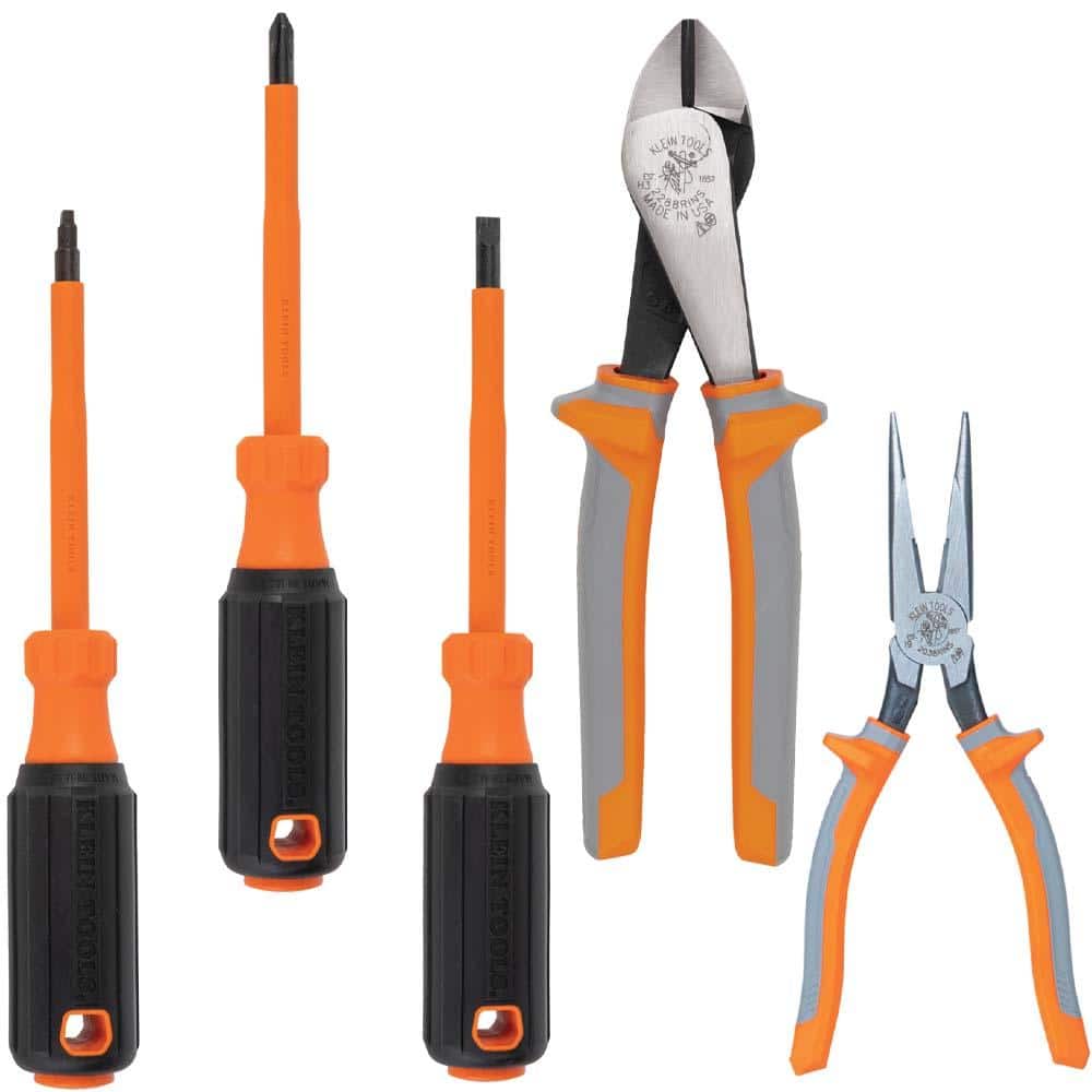 Klein Tools 1000-Volt Insulated Tool Set (5-Piece)