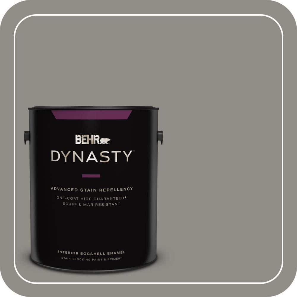BEHR DYNASTY 1 gal. #T13-17 Timber Town Eggshell Enamel Interior Stain-Blocking Paint & Primer