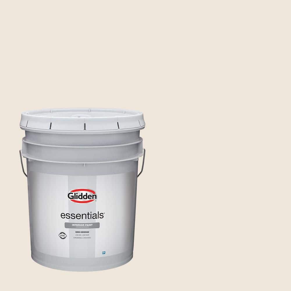 Glidden Essentials 5 gal. PPG1074-1 Pearls and Lace Eggshell Interior Paint (1)