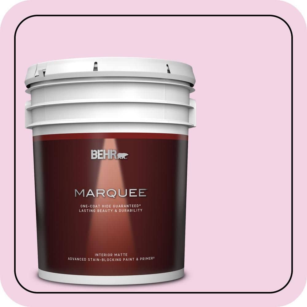 BEHR MARQUEE 5 gal. #690A-2 Hopeful Matte Interior Paint & Primer