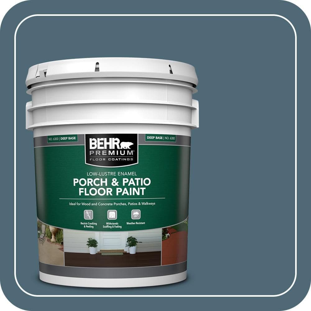 BEHR PREMIUM #S470-6 Low-Lustre Enamel Interior/Exterior Porch and Patio Floor Paint (1)