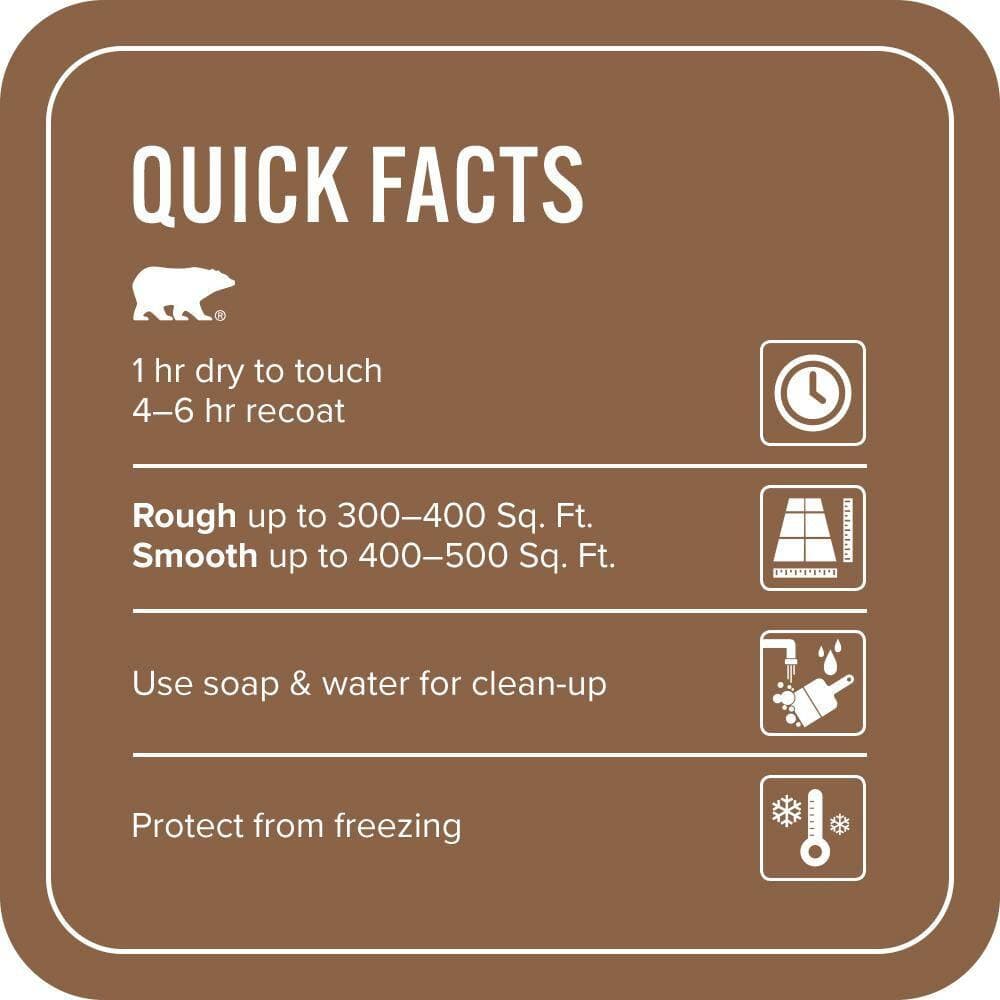 BEHR PREMIUM 1 gal. #S240-7 Leather Work Self-Priming 1-Part Epoxy Satin Interior/Exterior Concrete and Garage Floor Paint (4)