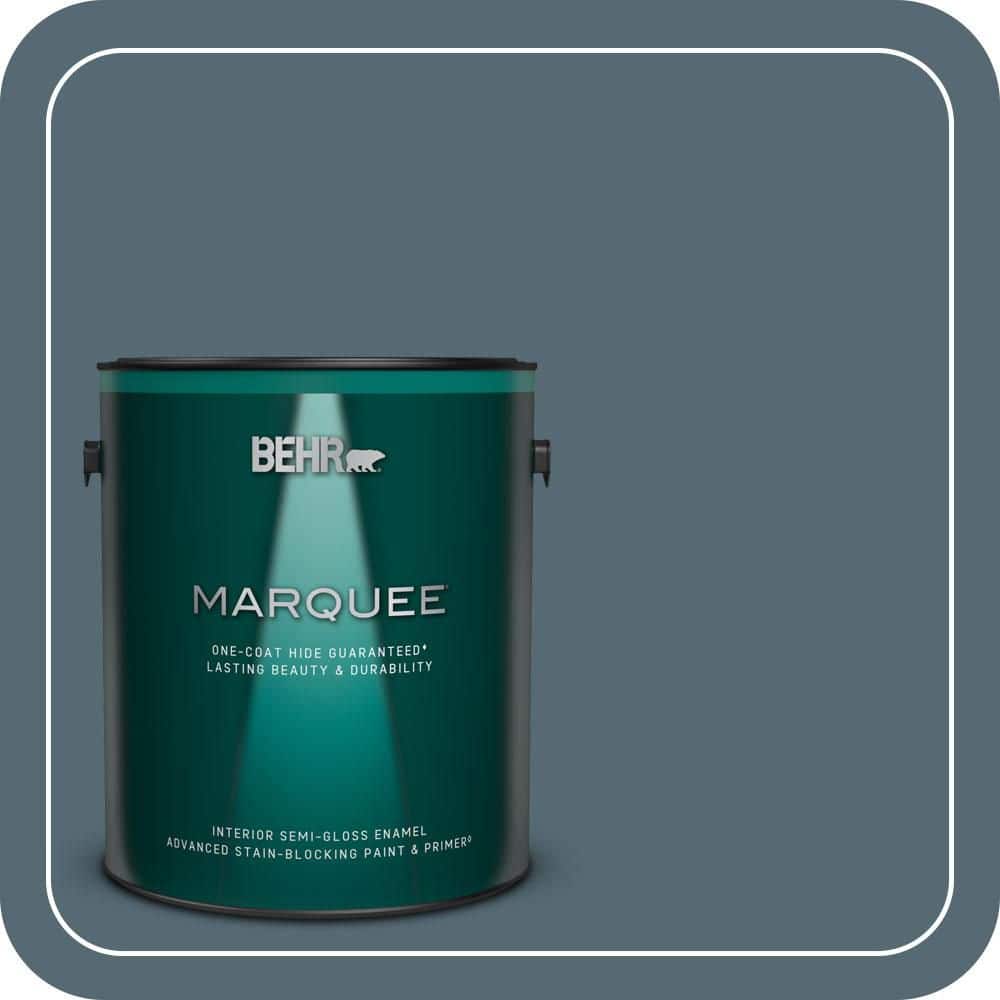 BEHR MARQUEE 1 gal. #540F-6 Distance Semi-Gloss Enamel Interior Paint & Primer