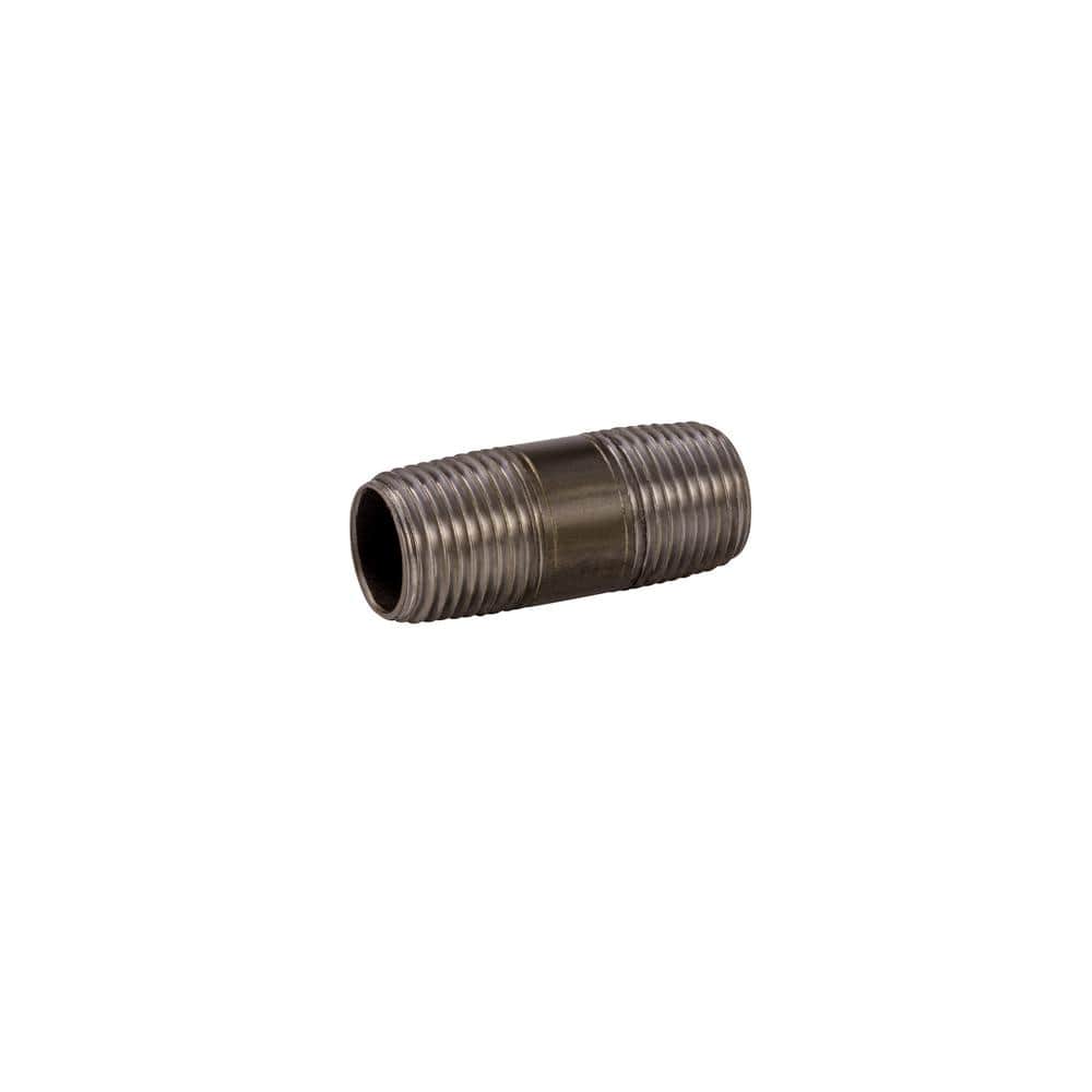 Mueller Global 1/2 in. x 2 in. Black Steel Nipple