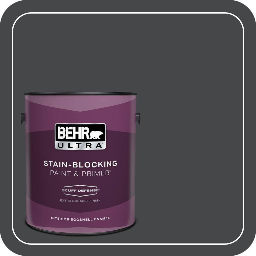 BEHR ULTRA 1 gal. #PPU26-23A Dark Secret Extra Durable Eggshell Enamel Interior Paint & Primer